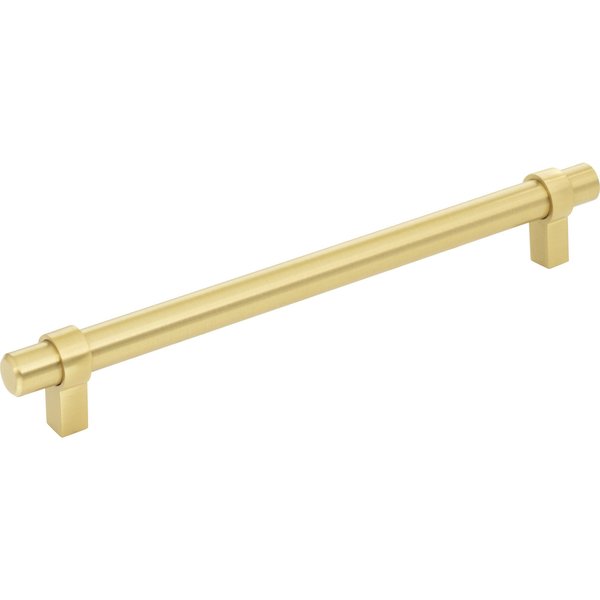 Jeffrey Alexander 192 mm Center-to-Center Brushed Gold Key Grande Cabinet Bar Pull 5192BG